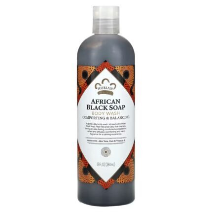 Nubian Heritage African Black Soap Body Wash 384ml