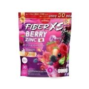 MIKEO Fiber XS Plus Berry Zinc – Collagen & Prebiotic Fiber Drink – 35 Sachets