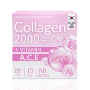 resh Dose Collagen + Vitamins A, C & E Food Supplement – Strawberry Flavor
