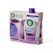 Covix Antibacterial Body Wash Lavender Scent with Loofah - 500 ml