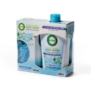Covix Antibacterial Body Wash Mint with Loofah - 500 ml